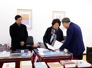 孫春蘭會長到清華大學調研